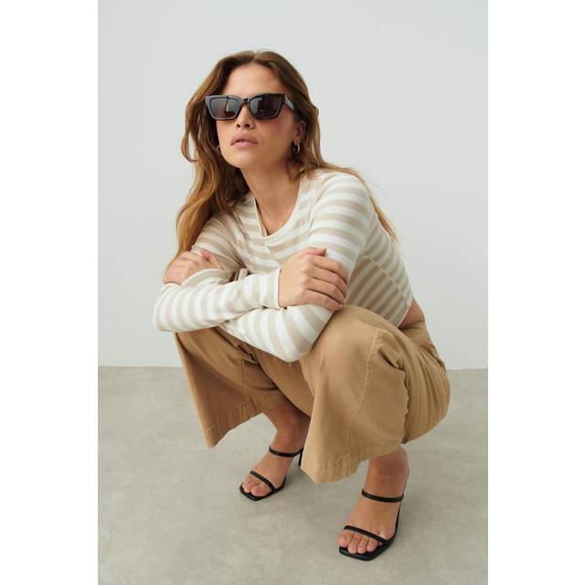 Gina Tricot-classic sunglasses-solglasögon-beige-ONESIZE-Dam