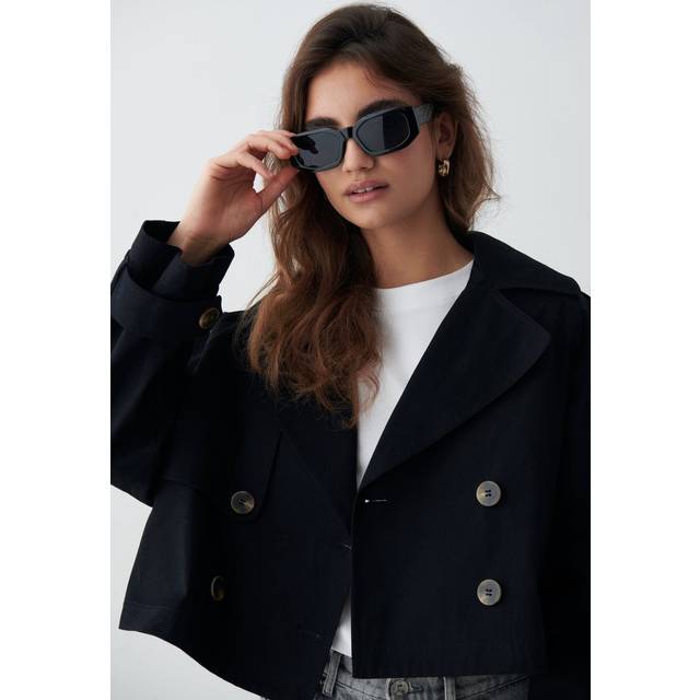 Gina Tricot-angular sunglasses-solglasögon-Svart-ONESIZE-Dam
