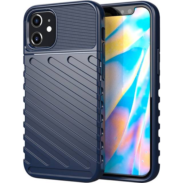 Thunder Twill Texture Skal iPhone 12 Mini - BlÃ¥