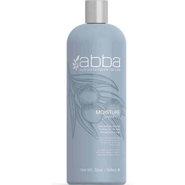 ABBA Moisture Shampoo  Olive & Peppermint Oil  32 Fl Oz (Pack of 1)