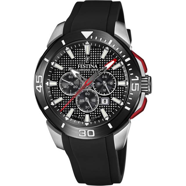 Festina F20642/4 Herrenuhr Chrono Bike 46mm 10ATM
