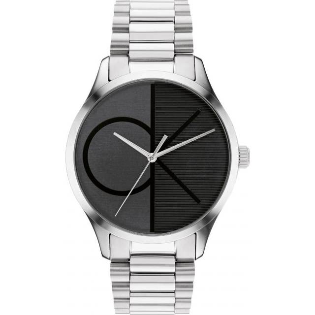Calvin Klein Iconic 25200163 - Herr - 40 mm - Analogt - Quartz - Mineralglas - Black (18 mm)