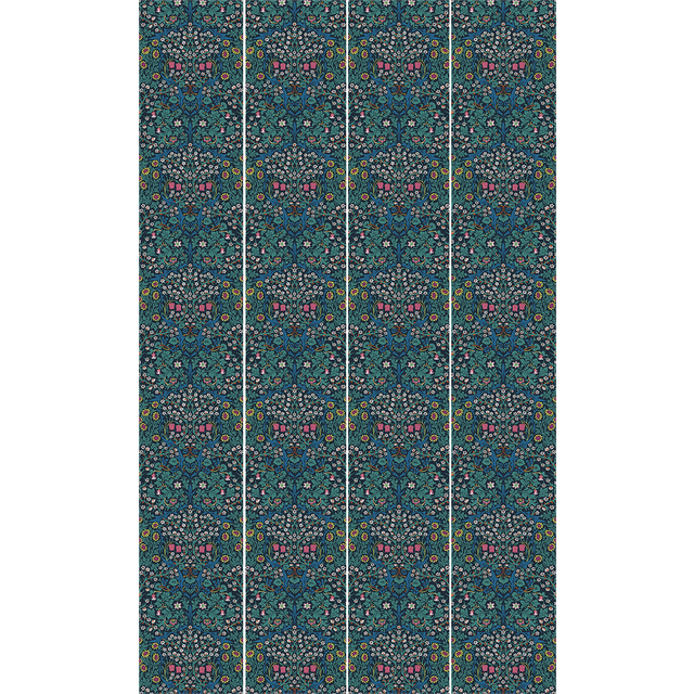 House of Hackney - Tapet Blackthorn - Grön