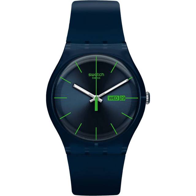 SWatch So29n704 New Gent Blue Rebel Public Urethane Watch SO29N704