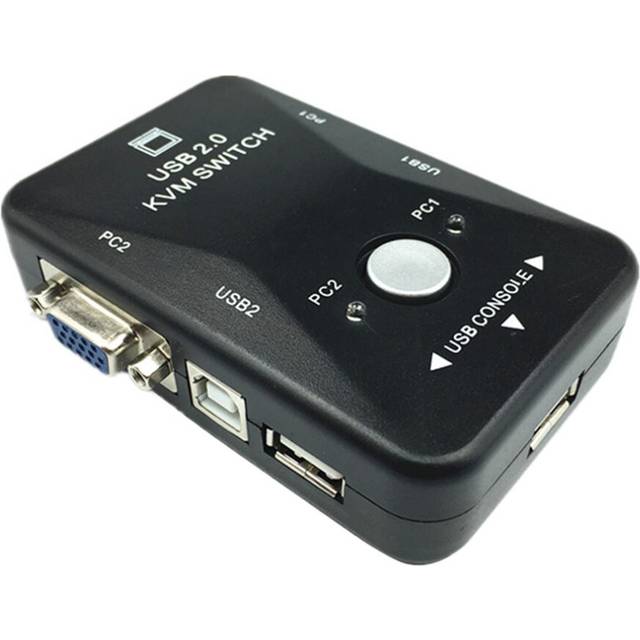 Pro USB 2.0 KVM Switch Switcher 1920*1080 3 Port VGA SVGA Switch Splitter Box for Keyboard Mouse Monitor Adapter