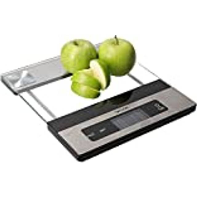 Kitchen Scale, 5kg / 5000ml, Glass - Grey - One Size