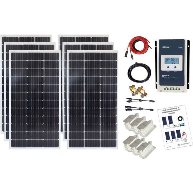 600w Mono Solar Panel Kit 24V with MPPT Controller - 7