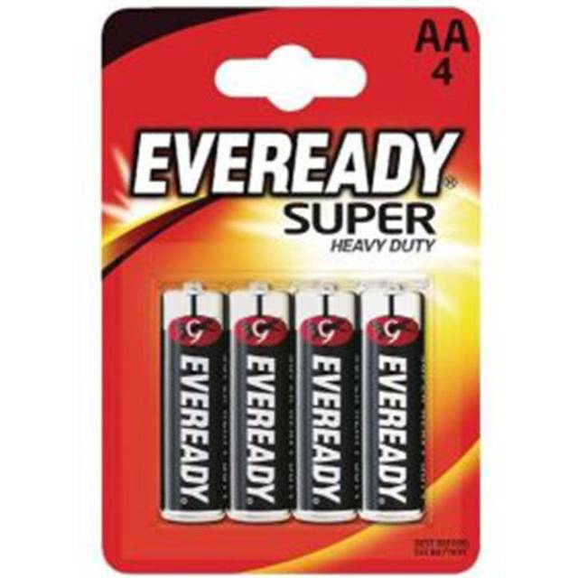 Eveready Super Heavy Duty AA Battery 4pcs