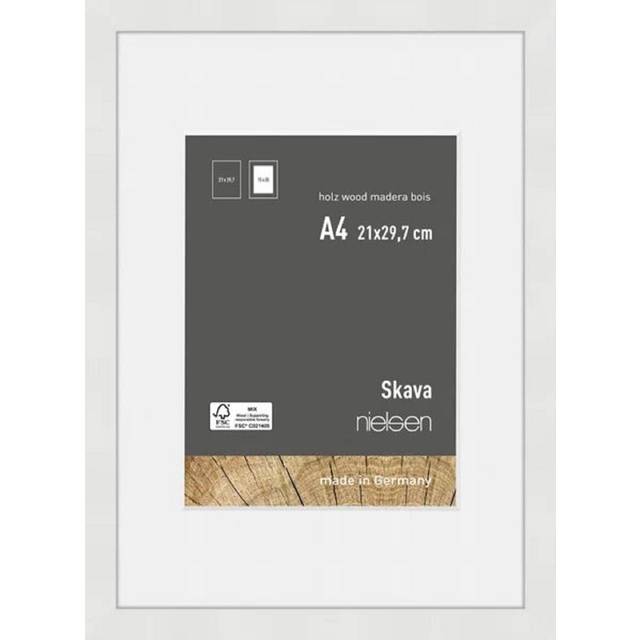 nielsen Skava Wooden Picture Frame - White (29.7cm H x 21cm W x 2cm D)