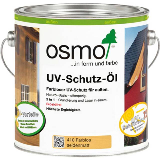 Uv Protection Oil - Clear - Without active Ingredients - Satin - 2.5 Litre - Osmo