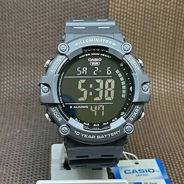 Casio Youth Illuminator Digital AE-1500WH-8B AE1500WH-8B 100M Men's Watch