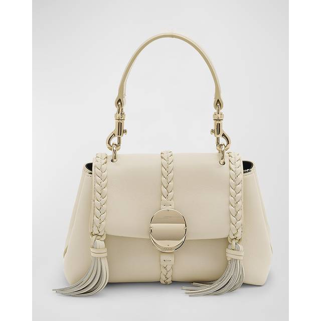 Chloé, Taske, Dame, Hvid, ONE SIZE, Uld, Stilfuld lædertaske