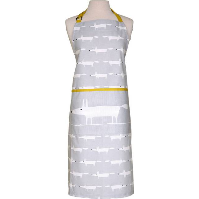 Scion Mr Fox Light Grey Apron