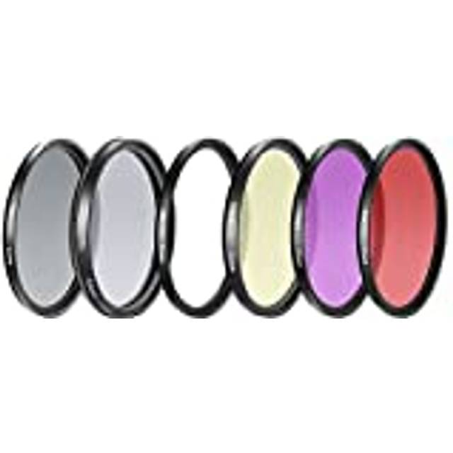 Tenlacum 52 mm filtersats för Gopro Hero 3+/4, 6 st UV-filter CPL-filter ND4-linsfiltersats