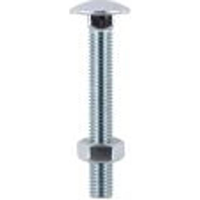 TIMCO Carriage Bolts & Hex Nuts Zinc - 0675CBB - Pack of 75- you get 3