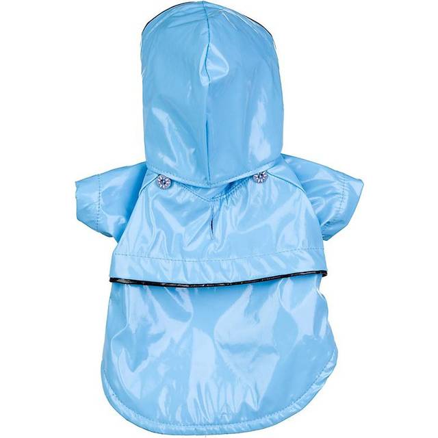 Pet Life Baby Blue Waterproof Adjustable Pet Raincoat