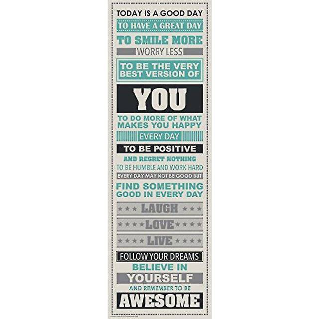 Be Awesome Inspirational Motivational Happiness Quotes Decorative Poster Print