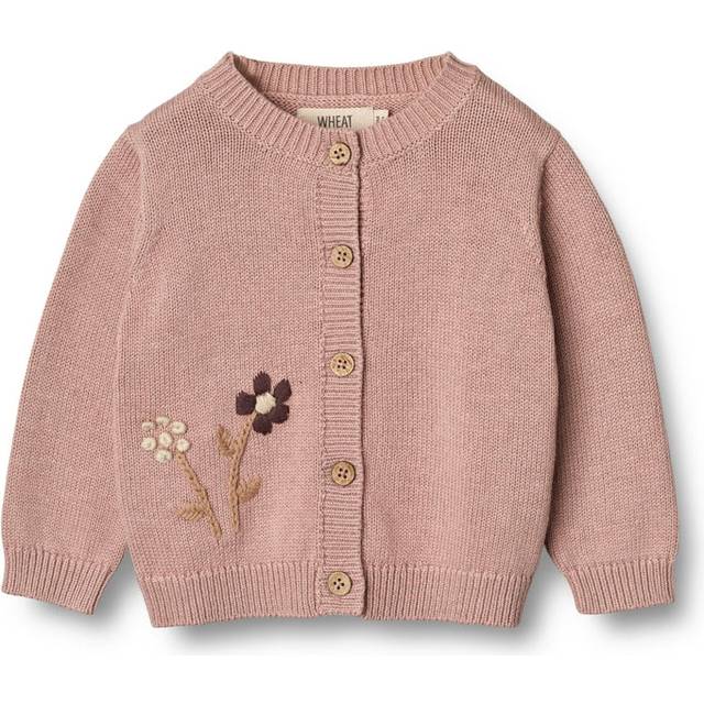 Wheat Strik Cardigan Ella Stl. 122/7y fepojkar - Koftor Från Magasin - 2026 (122/7y)