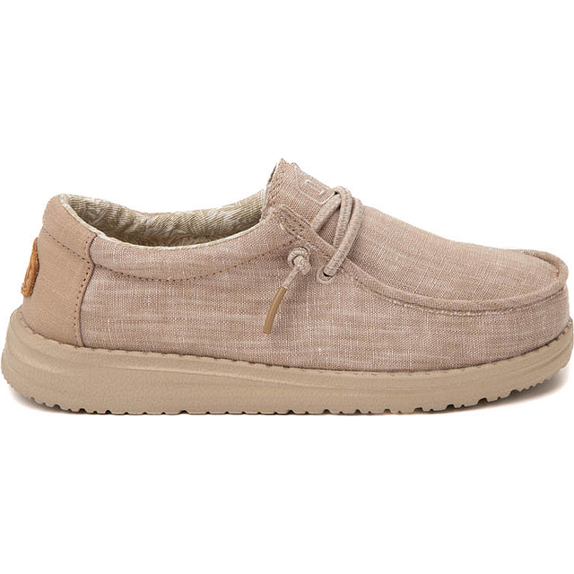 Hey Dude pojkar Wally Youth Moc Toe skor, Beige, 31 EU