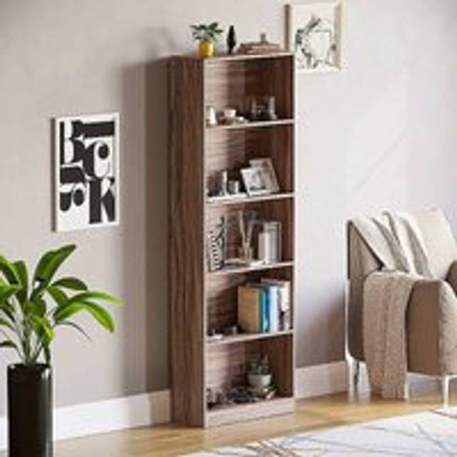 Vida Designs Cambridge 5 Tier Extra Large Bookcase - Black
