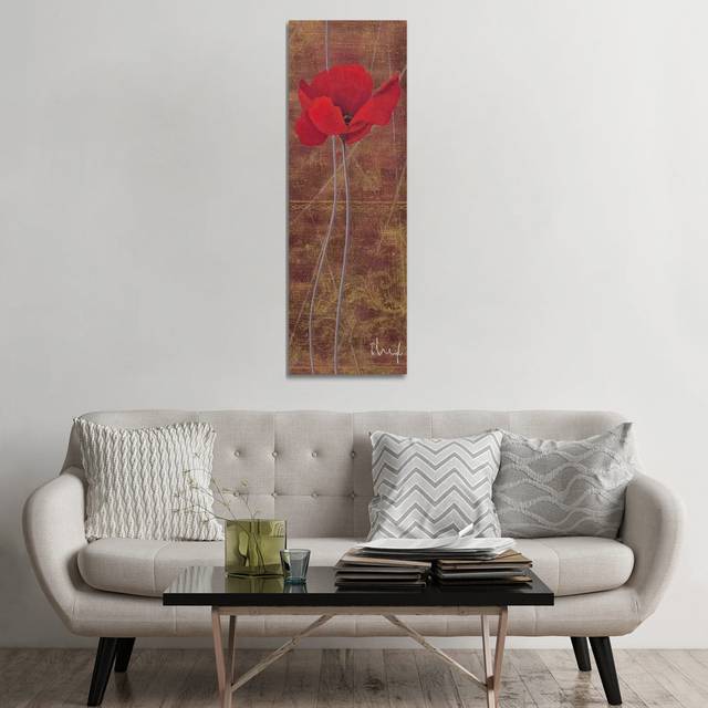 Antique Red I by Franz Heigl - Wrapped Canvas Panoramic Art Prints (152.4cm H x 50.8cm W)