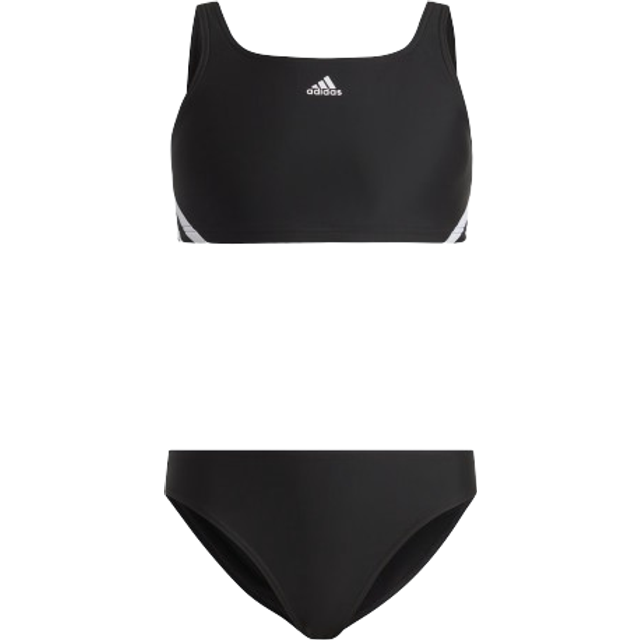 3-Stripes Bikini - Black / White - 11-12Y