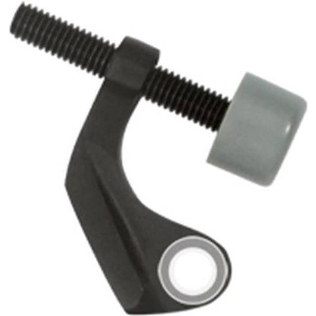 Hinge Mounted Pin Stop for Steel Hinges, Oil Rubbed Bronze - Solid