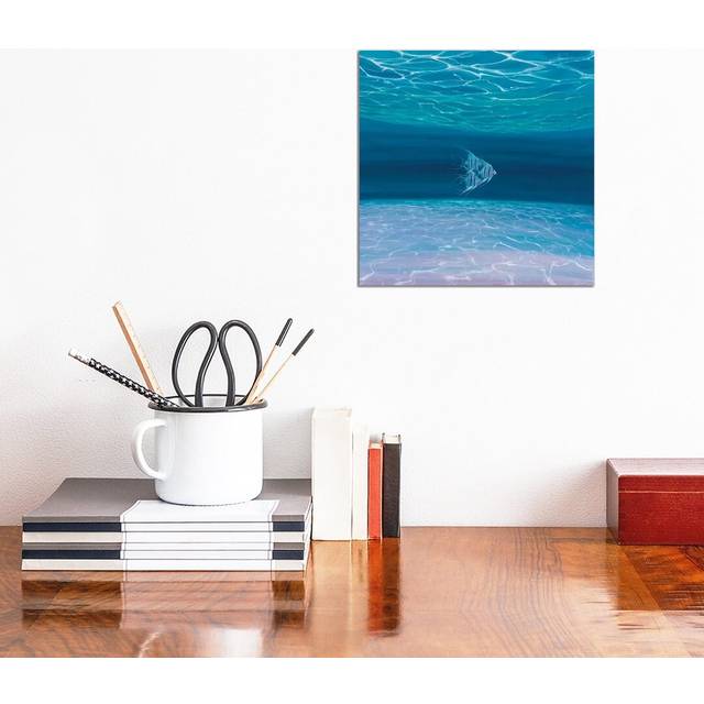Blue Angels Blue Sea Gill Bustamante Bath & Laundry;Landscape & Nature;Nautical & Beach;Animals (30.48cm H x 30.48cm W x 1.91cm D)