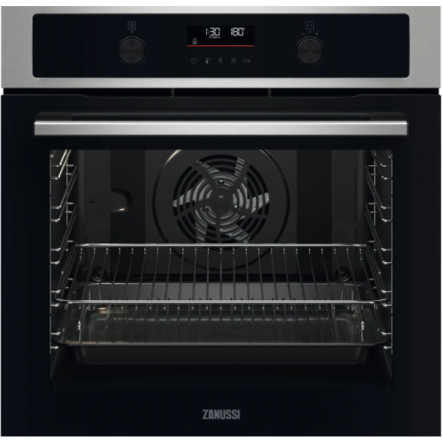 Zanussi ZOPND7XN ZOPND7XN Series 60 Built In Pyrolytic Air Fry Single Oven in Stainless Steel