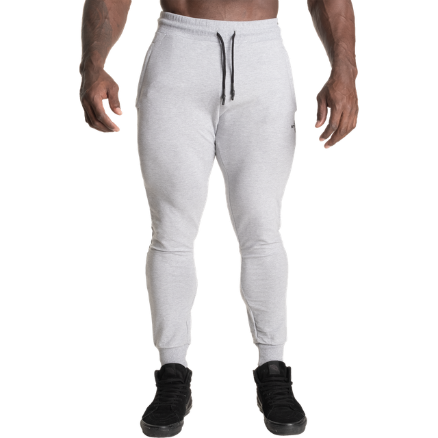 Better Bodies M Tapered Joggers V2 Träningskläder Lgt Grey Melange - Small