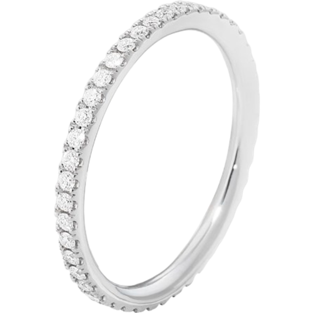 AURORA RING vitguld DIAMOND 0.22 CT 44