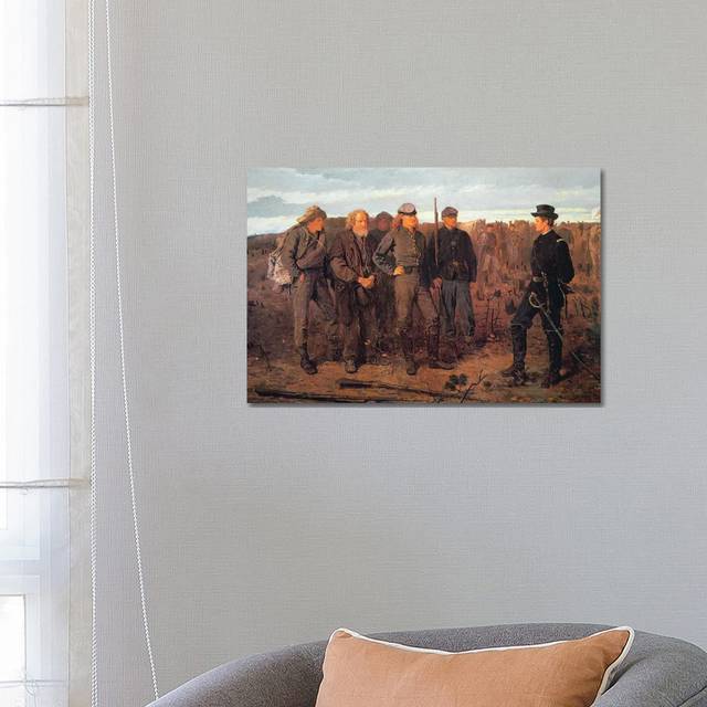 Prisoners from the Front, 1866 by Winslow Homer - Wrapped Canvas Art Prints (66.04 cm H x 45.72 cm W x 1.91 cm D)