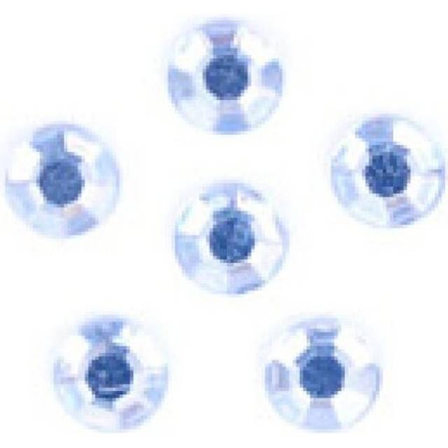 Trimits Round Stick On Diamantes Clear