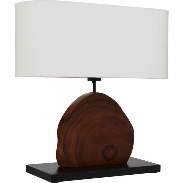 Sawtooth 51cm Table Lamp - Brown (51cm H X 55cm W X 20cm D)