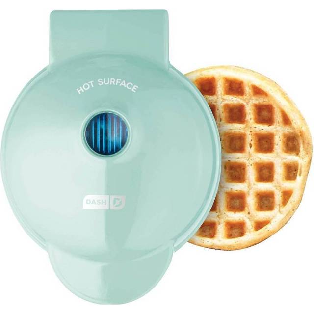 Dash Mini Waffle Maker, Aqua