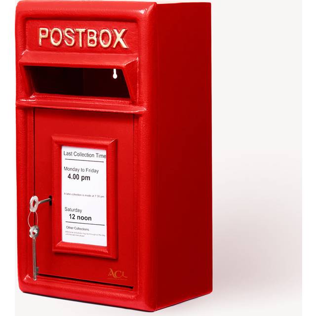 Post Box Small Red ( H 44cm D 17cm ) (Small)