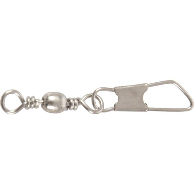 Grey Fishing Line to Hook Clip Swivels Connector 30PCS