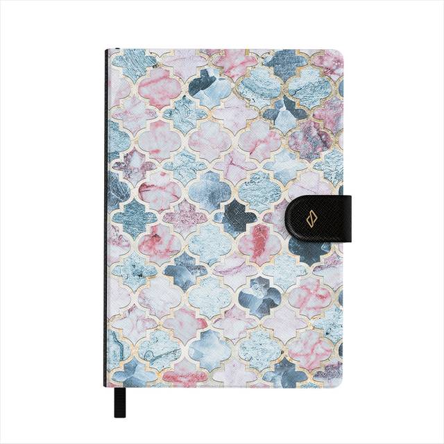 Pink Beach - Mosaic Notebook, A5 (5.8" x 8.3") / Lined