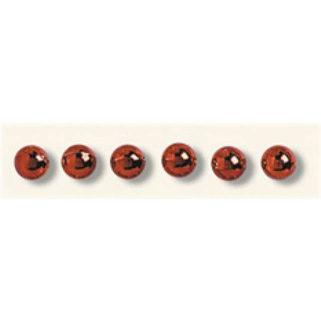 Trimits Round Plastic Bead Trim Red