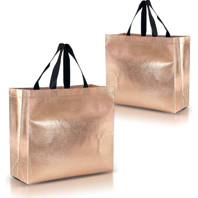 Nush Nush Rose Gold Gift Bags Large Size - Set of 12 Stunning Reusable