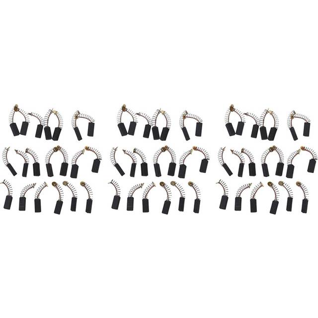 30 Pairs 12.7 x 5.5 x 4mm Motor Carbon Brushes for Electric Drill
