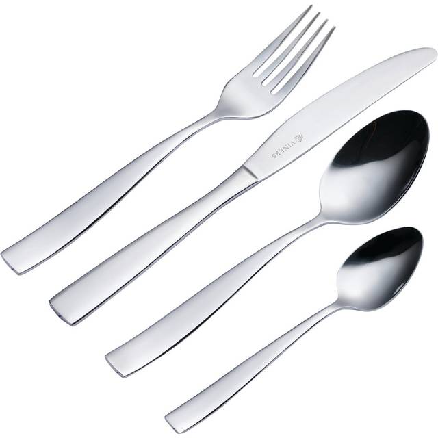 Viners Everyday Purity 18/0 24 PCE Cutlery Set - Silver (24)