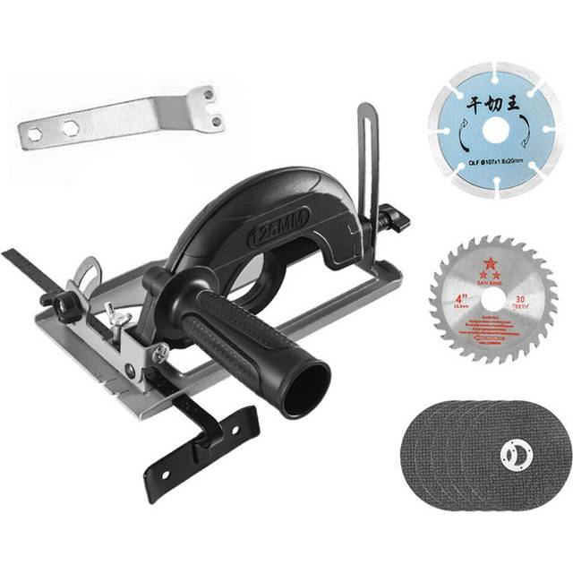 45 Adjustable Cutting Depth Positioning Bracket Angle Grinder Retrofit Cutting Machine Slotting Base For100-125MM Angle Grinder