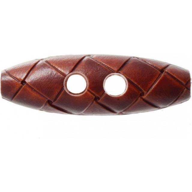Trimits Imitation Leather Toggles Tan Brown