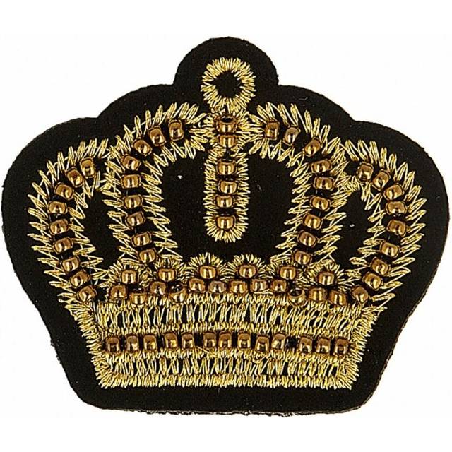 Stephanoise Crown Iron On Patch Motif