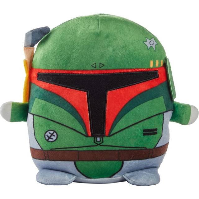 Star Wars Cuutopia 10-inch Boba Fett Plush  Soft Rounded Pillow Doll  Collectible Gift for Kids & Fans Ages 3 Years Old & Up includes Toy