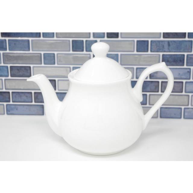 Gloriette Bone China Teapot - White (0.3L)