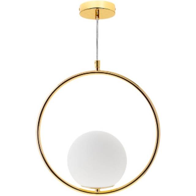 Eicher 1 - Light Globe Pendant - Gold (35cm H X 31cm W X 31cm D)