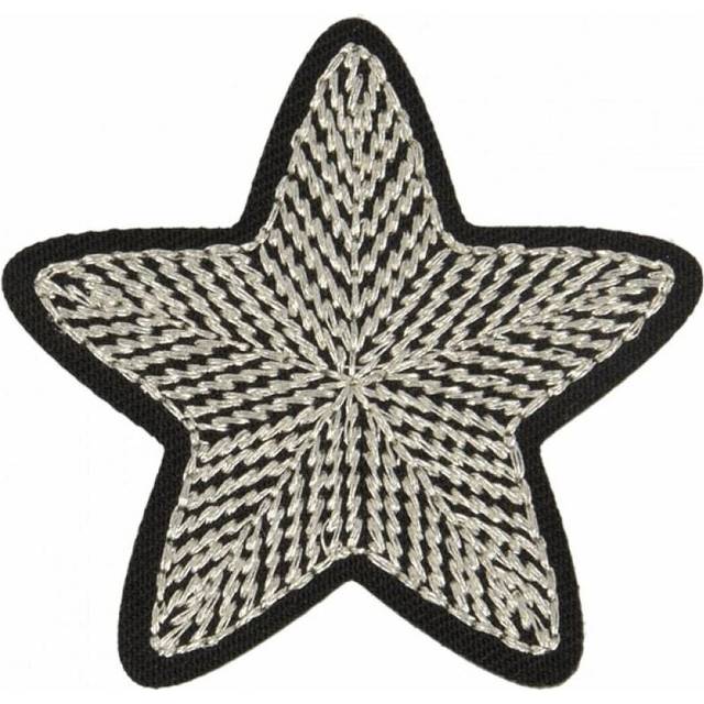 Stephanoise Star Iron On Patch Motif