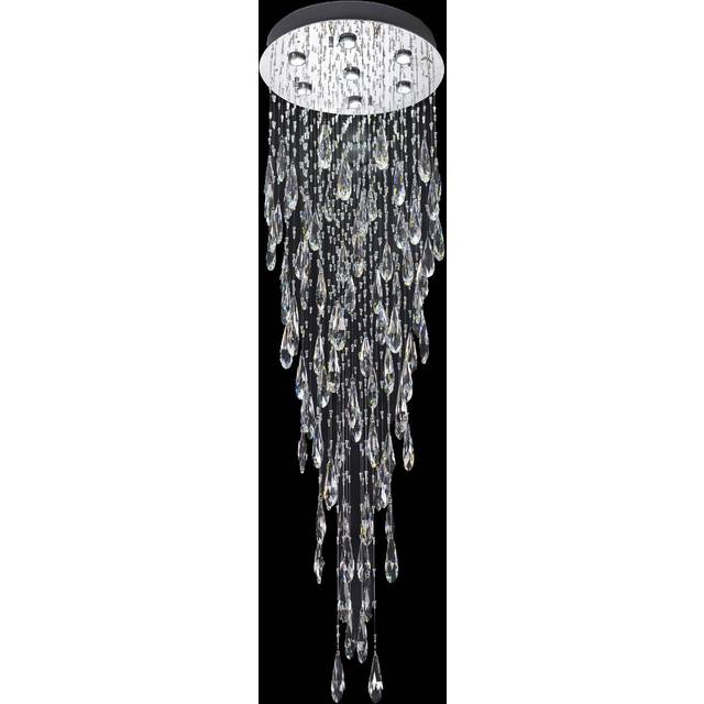 Warnke Flush Mount - Chrome (180cm H X 55cm W X 55cm D)
